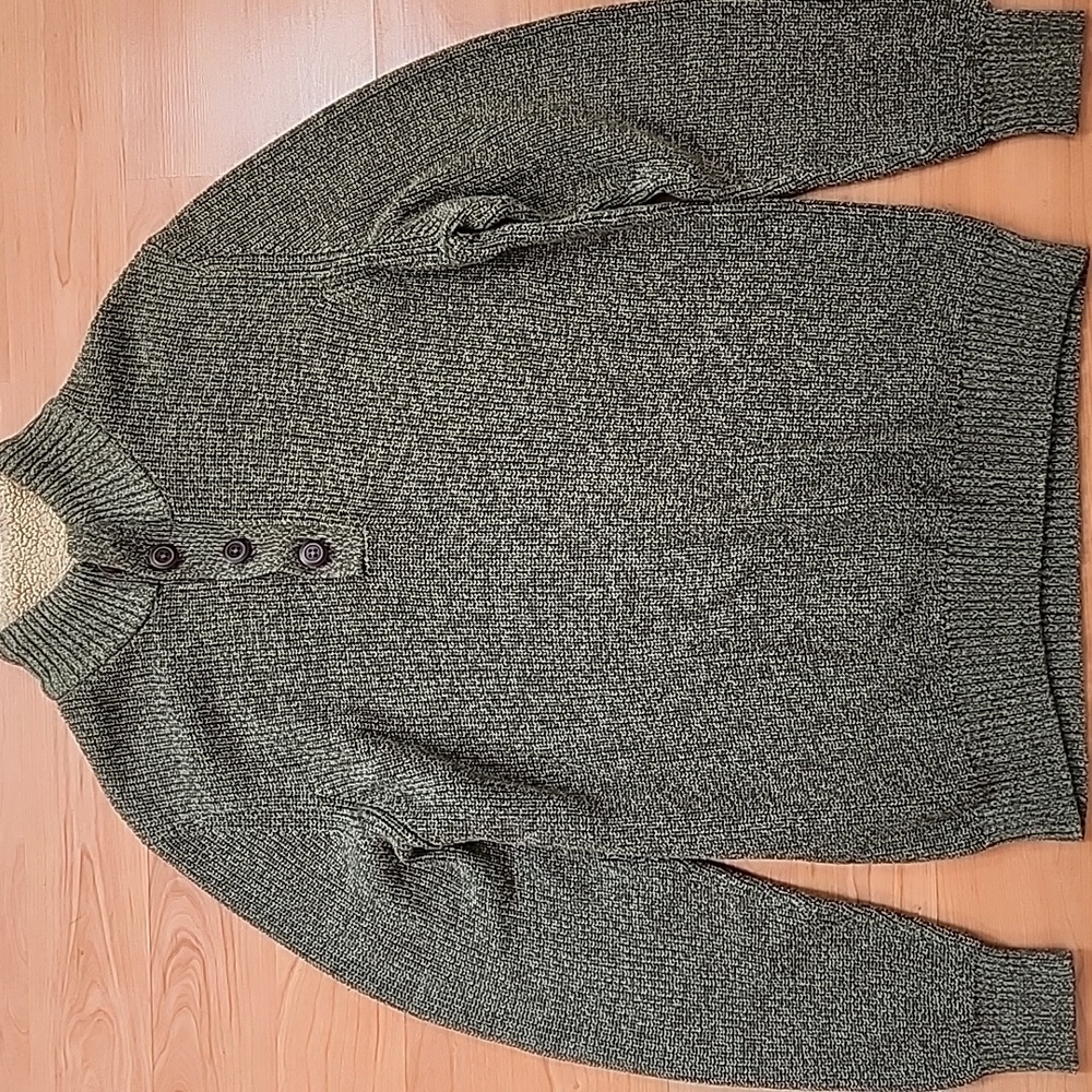 G.H. Bass & Co Green Chunky Long Sleeve Pullover Sweater - Picture 9 of 9